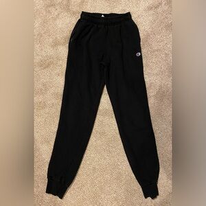 Men’s Champion black sweatpants joggers Small great condition